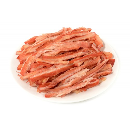 Натуральные закуски с вяленым кальмаром и крабом, 100г